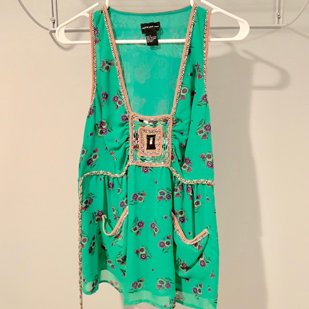 Green top, Central Park West brand 💚